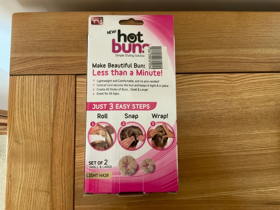 Genuine Hot Buns All Day Hair Up Simple Styling Donut Bun Rings  - Light Hair - Image 2 of 4