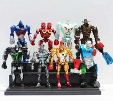 8pcs Real Steel Atom Ambush Midas Noisy Boy Zeus Xmas Figure Christmas SET 2025