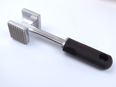 OXO Good Grips MEAT TENDERIZER Mallet, ALUMINUM & RUBBERIZED Grips, NEW!