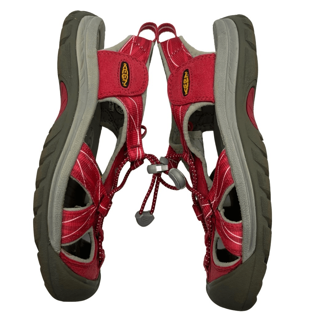 Sandalo impermeabile donna Venezia H2 Keen pizzo rapido rosso donna taglia 7