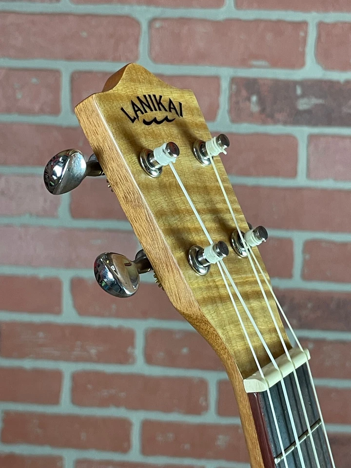 Lanikai Flame Maple Thin Tenor Acoustic-electric Ukulele - Image 3 of 4