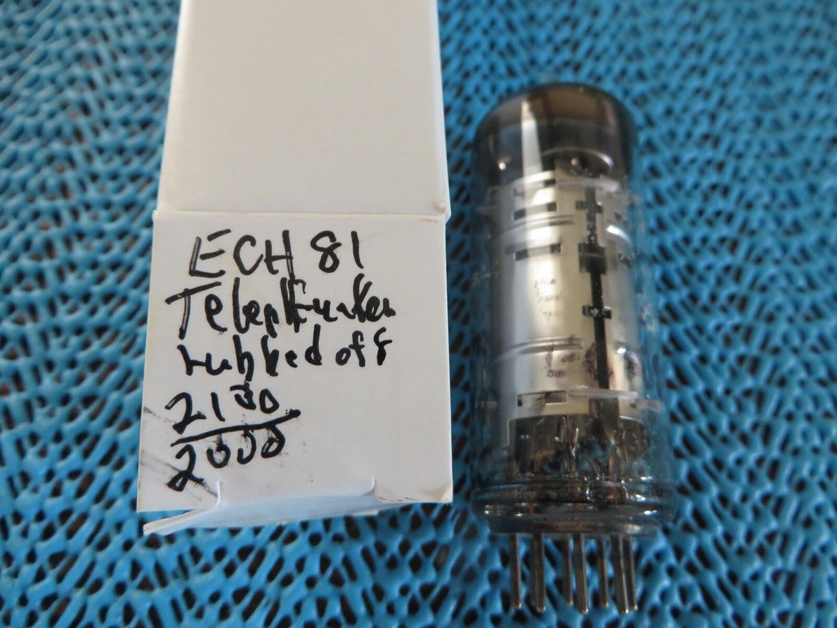 Radio tube brand rubbed off ECH 81 Tests New/Results | eBay