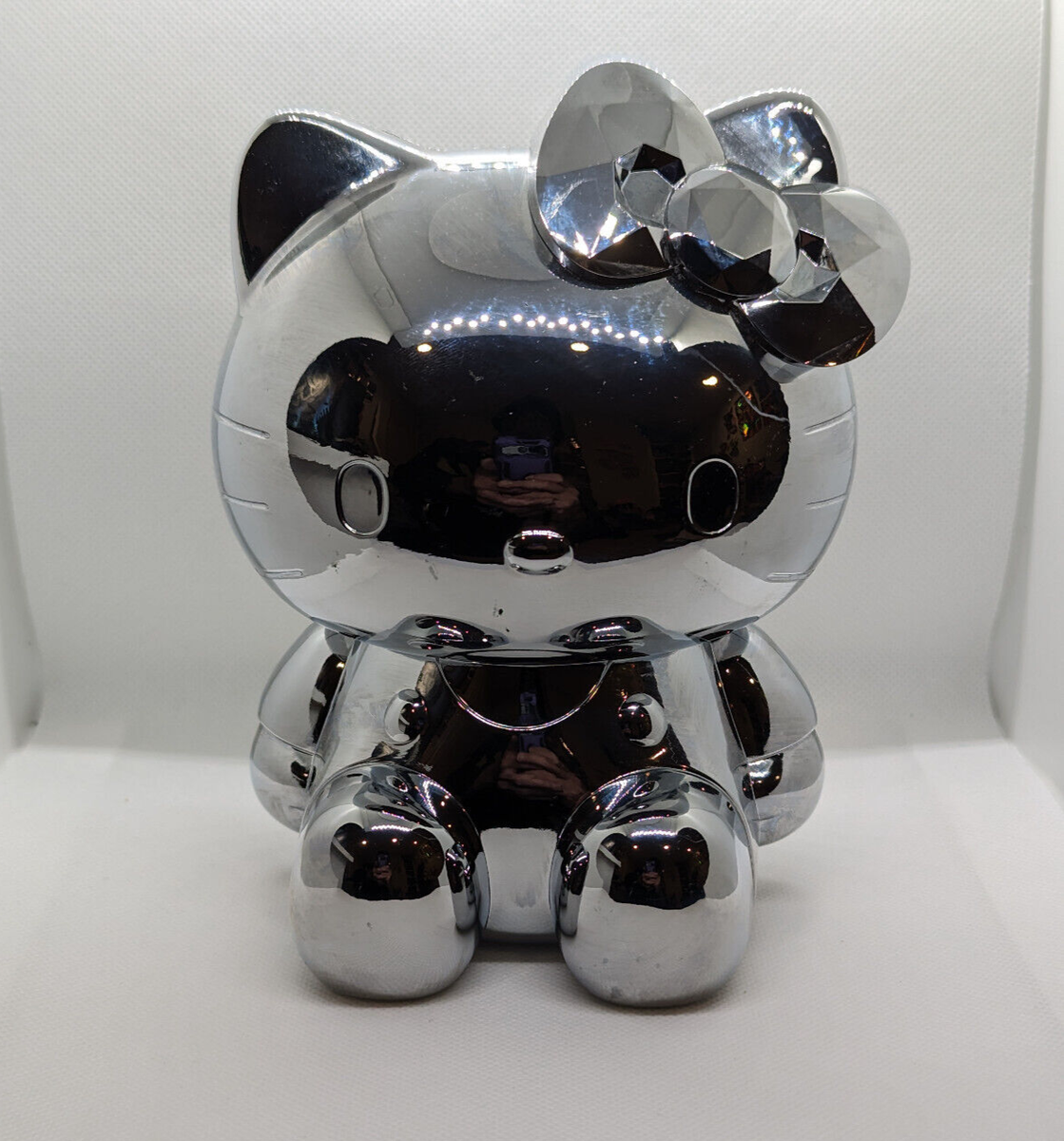 セフォラ SEPHORA HELLO KITTYハローキティ メイクブラシ立て Hello Kitty x Sephora Makeup Brush Set Holder Chrome 2010 With