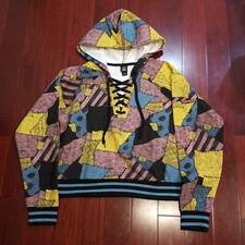 Size M Nightmare Before Christmas Sally Lace Up Hoodie