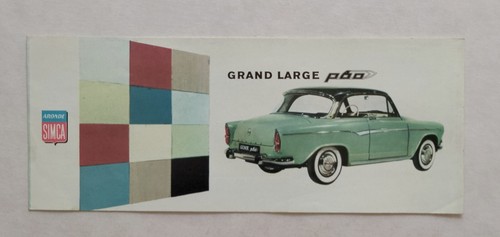 Original French Sale Brochure Aronde Simca Monaco Grand Large P.60 - Foto 4 di 5