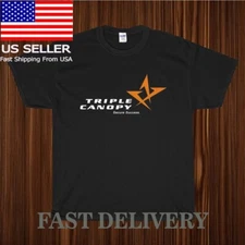 NEW BLACKWATER TRIPLE CANOPY ACADEMI LOGO T-SHIRT FUNNY AMERICAN USA SIZE S-5XL