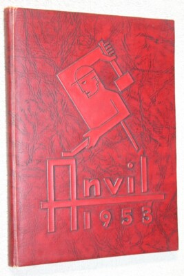 1953 Harvey High School Yearbook Annual Painesville Ohio OH - Anvil