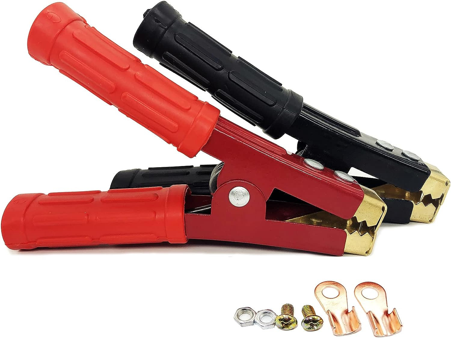 500-800A Heavy Duty Crocodile Clamp Pure Copper Car Battery Charger Clamps Power