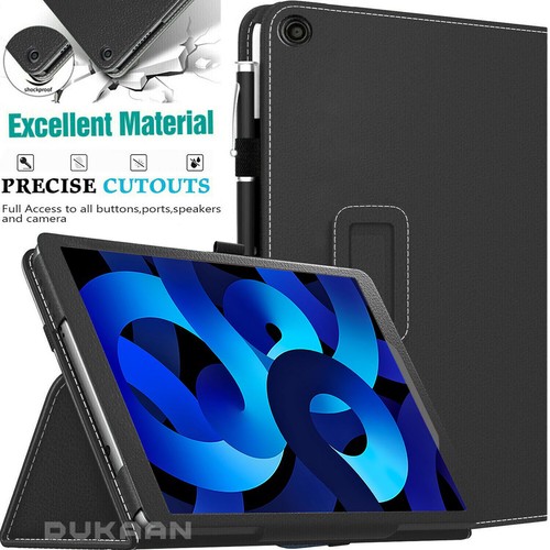 Flip Stand Case For Apple iPad Air 5 10.9" 5th Generation PU Leather Magnetic - Picture 2 of 15