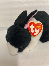 Ty Beanie Baby💜Checkers The Bunny Rabbit 6" New MWMT's