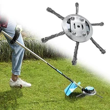 6''in Steel Wire Wheel Brush Grass Trimmer Head Weed Cutter Brush Lawn Mower