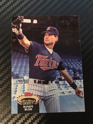 1992 Topps Stadium Club - Randy Bush #84 Minnesota Twins 