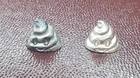 7.6 & 7.9 Grams .999 Fine Silver Poo Emoji Hand Pour Bullion Mik_C 15.5 Grams