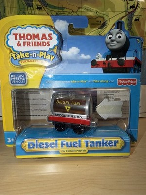 DIESEL FUEL TANKER ! THOMAS FRIENDS TRAIN TAKE Along n play Diecast Opened Box