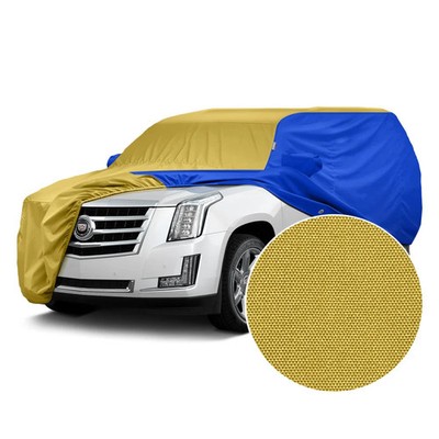 For Volvo V70 01-02 Car Cover WeatherShield HP Two-Tone Yellow Custom Car Cover