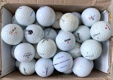 50x Golf balls Grade C, mix of premium, mid-range and regular brands