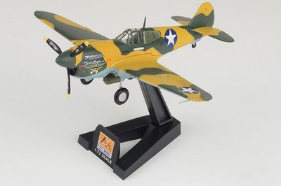 37273 Easy Model P-40E Warhawk 1/72 Model Texas Longhorn USAAF 49th FG, 9th FS