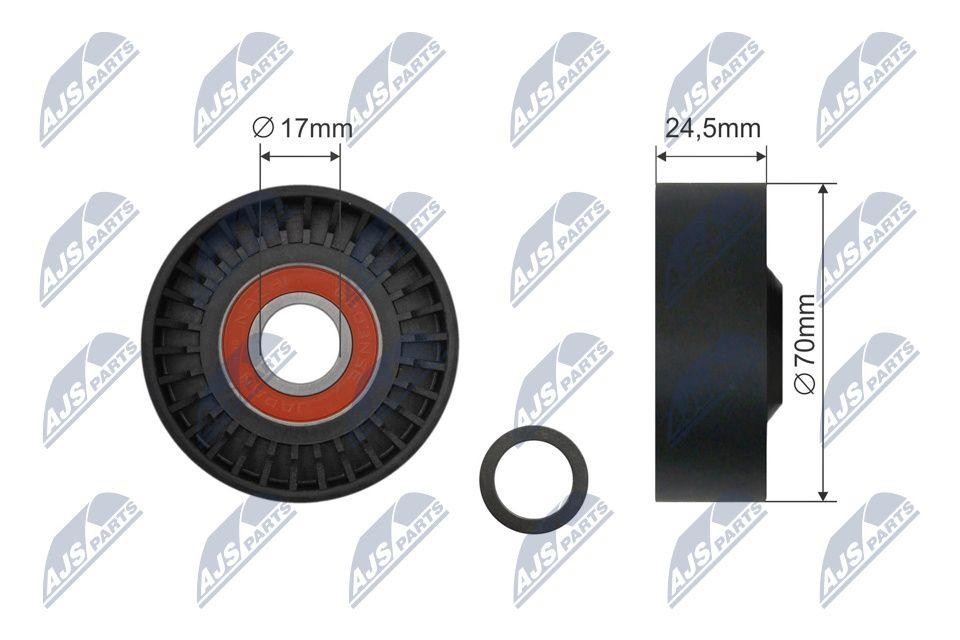 Pulley Idler V-Belt For Bmw 7 (E65 E66 E67) X5 (E53) 3.6-6.0 01- - Image 8
