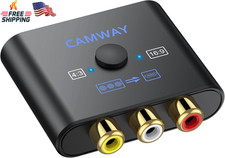 RCA to HDMI Converter 1080P AV to HDMI 4:3 16:9 Video Audio Adapter Wii PS N64 X