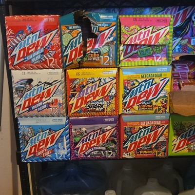 Mountain Dew Multi stock  Soda  past and present  Build A 6 Pack