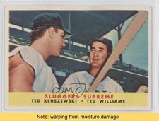 1958 Topps Sluggers Supreme ( ) Ted Kluszewski Williams #321 HOF READ 1e0
