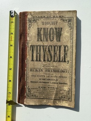 Victorian Anatomy Book Wouldst Know Thyself Human Physiology c1860s Jane Taylor