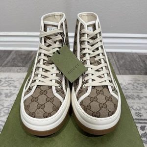 Gucci GG HIGH « Biege » HOMME Taille 10,5 UK (11 US) Neuf