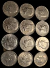 Lot of 12 Kennedy Silver half dollars U.S. Coins