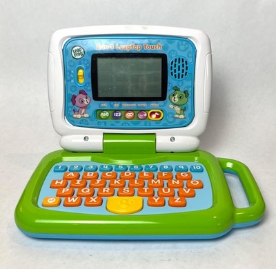 LeapFrog Educational Toys For Kids 2 in 1 Leaptop Touch Blue / Green - Tested
