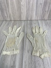 Vintage Fownes Lace Gloves Size 6 1/2