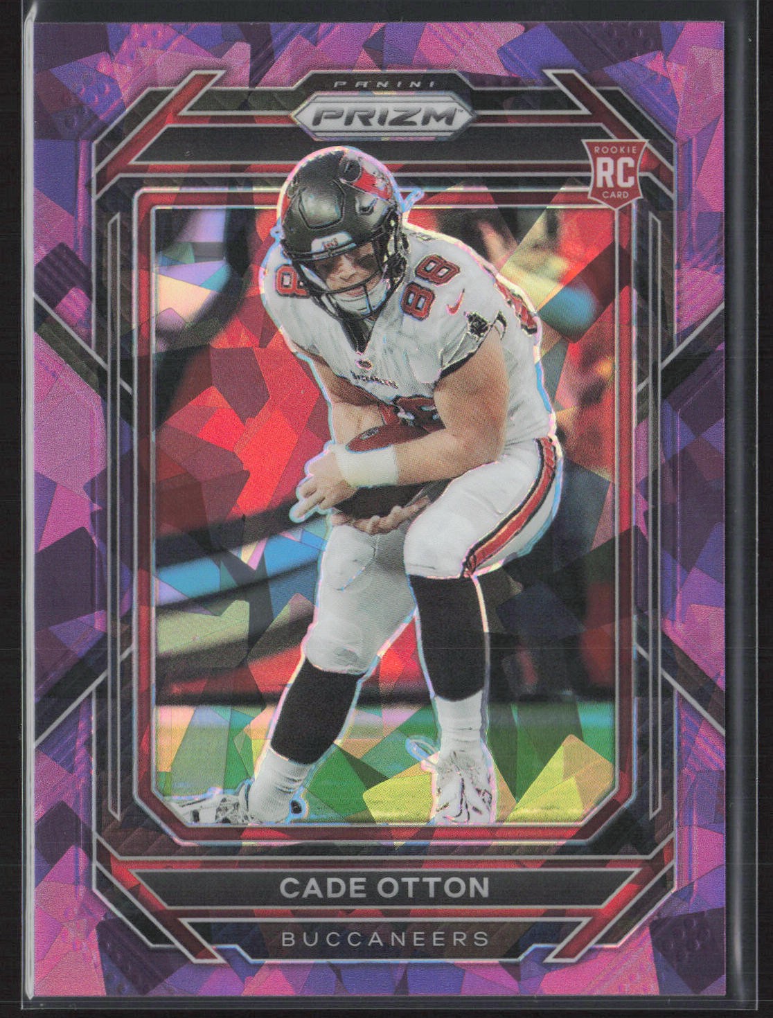 2022 Panini Prizm #362 Cade Otton Purple Ice #/225 Rookie RC