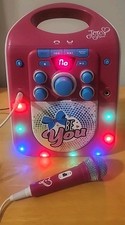 JoJo Siwa Be You Portable Karaoke CD Machine Bluetooth Microphone Tested-Works