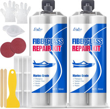 Marine Fiberglass Repair Kit - 100Ml Fiberglass Resin Filler