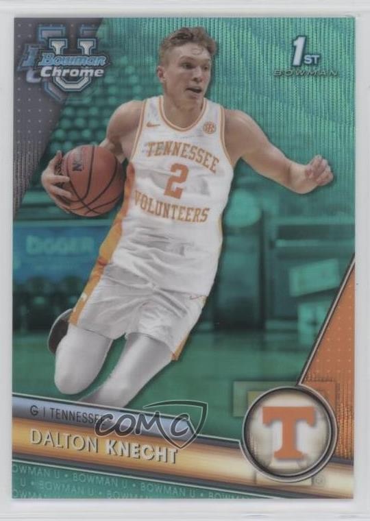 2023-24 Bowman U Chrome Aqua Wave Refractor 26/299 Dalton Knecht #48 0b0g