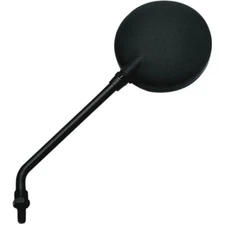 Emgo Universal Kawasaki KZ-Style Screw-In Mirror With 10" Stem - Round - Black