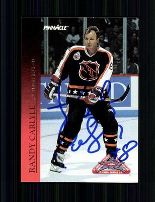 Randy Caryle NHL USA Traiding Card Original Signiert + A 250681