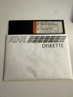 Spy Vs. Spy And Ghostbusters Atari Floppy Disk Software