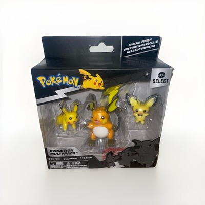 Pokemon Select Evolution Multipack 3 Battle Figuren - Pichu, Pikachu, Raichu