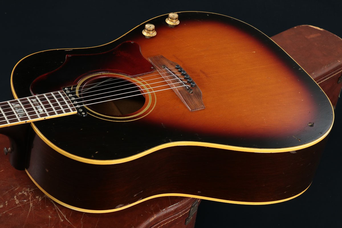 Gibson J-160E Sunburst Vintage 1968 Acoustic-Electric Guitar