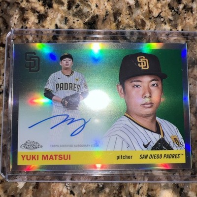 Yuki Matsui Auto Refactor/150 - 2025 Topps Chrome Platinum #CPA-YM -  