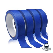 Blue Painter Tape 1 Inch 4 Pcs Multi-Surface Masking Tape for Painting