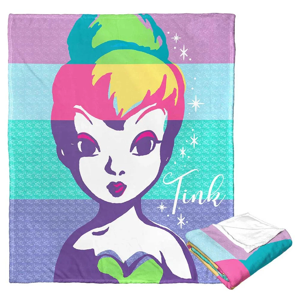 Disney Tinkerbell Rainbow Tink Cozy Fleece Blanket