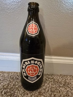 Rammstein Pilsner Beer Bottle With Cap EMPTY