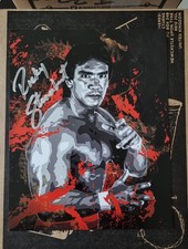 WWE Ricky Steamboat Auto Podpisany plakat Wrestlecrate Wrestling WWF