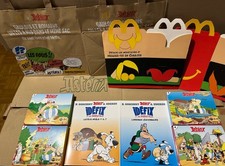 Collection Complète 4 Jeux + 2 Livre Astérix Macdo, Happy Meal,Macdonald's Neuf.