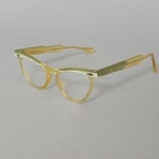 Vintage 60s American Optical Eyeglasses Eye Glasses Frames 4 1/4 5 1/2 Cat Eye