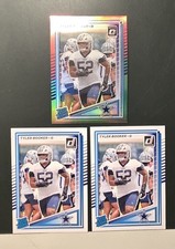 Tyler Booker 3 card Donruss 2025 rookie lot, all BOOKER, Dallas Cowboys, Rainbow
