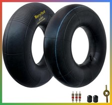 2-Pack 13x4.00-6 Inner Tubes TR13 Straight Valve Heavy Duty Wheelbarrow Mower Wa