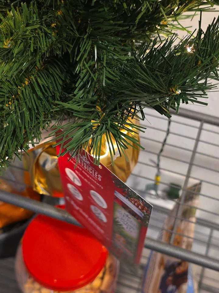 National Tree Company 2 Ft Prelit Fir Christmas Tree w/ Base (Open Box). - Image 3 of 4