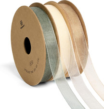 Organza Ribbon 3/8" X 30 Yd Sheer Ribbon for Gift Wrapping